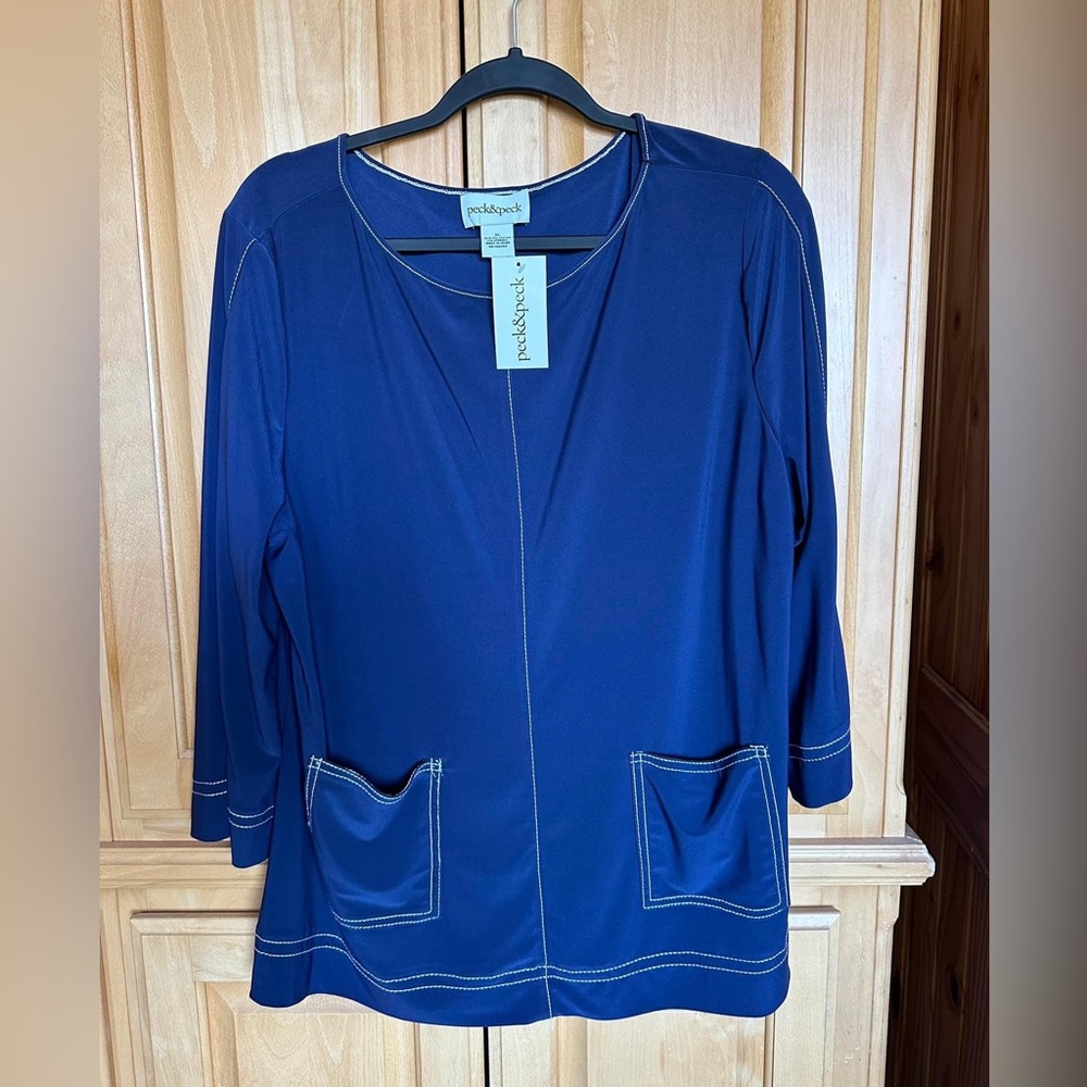 New XL blue woman’s blouse